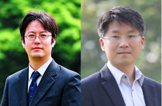 연구를 주도한 최리노 인하대 신소재 공학과 교수(왼쪽)와 양회창 인하대 응용재료공학과 교수 - 인하대 제공